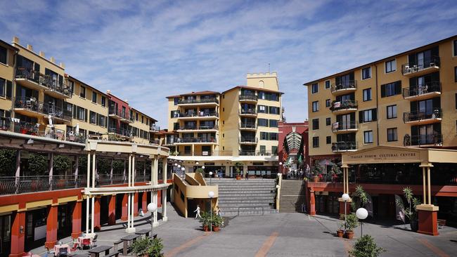 The Italian Forum in Leichhardt is a ghost town. Picture: Sam Ruttyn