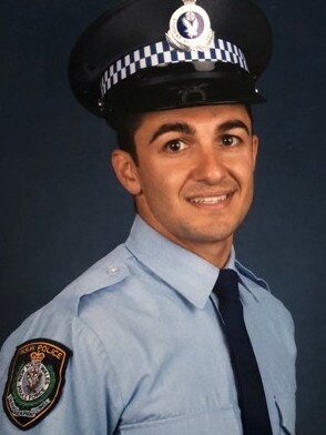 Constable Aaron Vidal was returning home after completing duties at the Day Street Station in Sydney.