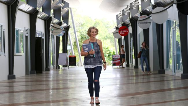 Wendy Pinder at Griffith’s Logan campus. Picture: Peter Cronin