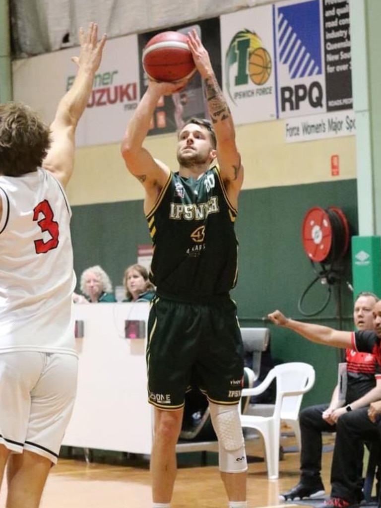 Ipswich Force recruit Nathan Sobey nailed 11 three-pointers in his latest haul.