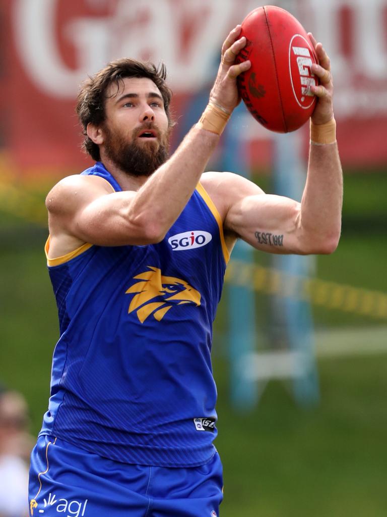 Eagles spearhead Josh Kennedy at West Coast training.