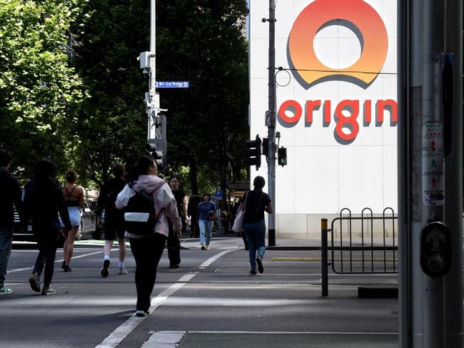 The Origin Energy Ltd. office in Melbourne, Australia, on Wednesday, Nov. 15, 2023. Origin Energy’s biggest shareholder AustralianSuper lifted its stake in the takeover target a week before the deciding shareholder vote on the Brookfield Asset Management-led bid. Photographer: Carla Gottgens/Bloomberg