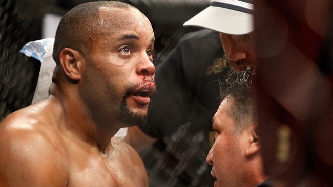 Daniel Comier during his loss to Jon Jones in 2015 in Las Vegas.