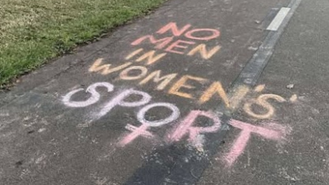 ‘No men in women’s sports’: Protesters hijack Top End fun run