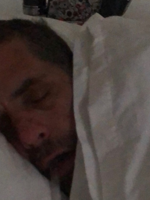 A drugged out Hunter Biden with crack pipe. Picture: Supplied