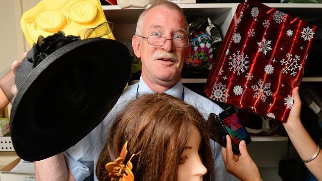 Lost Property Manager Andrew Roe at Flinders Street Station. Photo: Josie Hayden