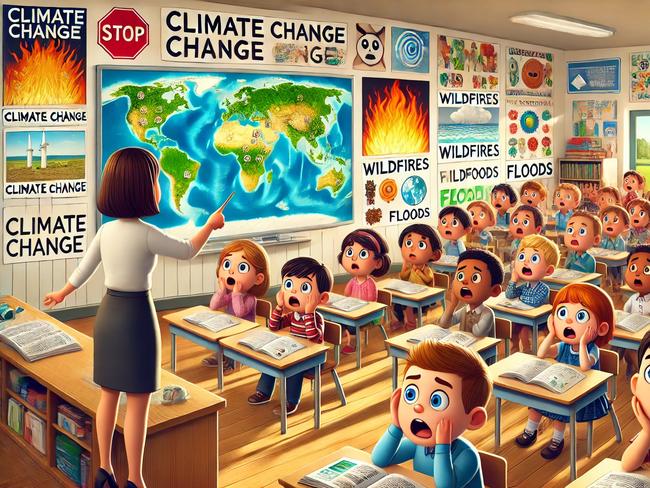 Fallacious climate predictions have needlessly scared school children, writes Tim Blair.