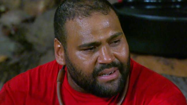 Sam Thaiday opened up about previously wanting to take his own life. Picture: Ten.