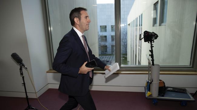 Treasurer Jim Chalmers at Parliament House in Canberra on Monday. Picture: NCA NewsWire / Gary Ramage