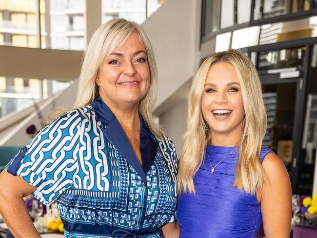 Nicolle Edwards and Emma Freedman at The Star Gold Coast Women with Horsepower Magic Millions luncheon at Nineteen. Gold Coast at Large picture, Celeste Humphrey.