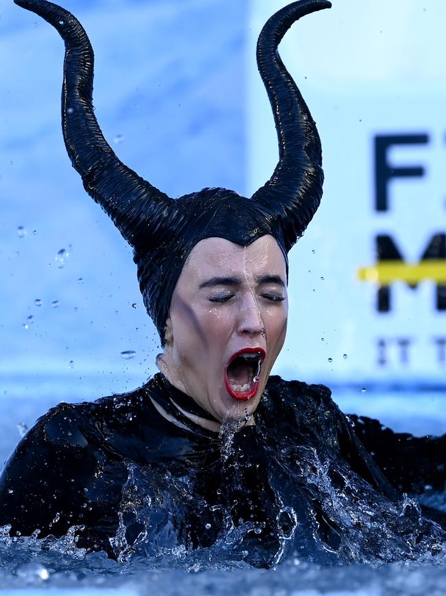 The Channel 7 presenter went down dressed as Maleficent. Picture: Quinn Rooney/Getty Images