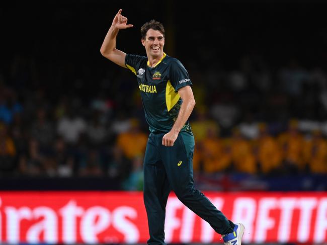 Harrup Park CEO Adrian Young said he hopes to see Australian men’s cricket captain Pat Cummins (pictured) play at Great Barrier Reef Arena one day soon. (Photo by Gareth Copley/Getty Images)