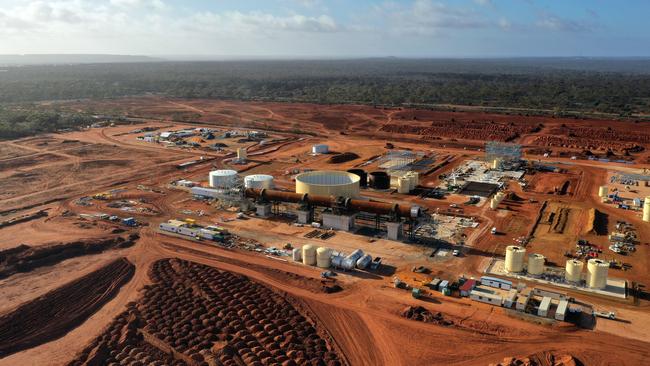 The Lynas Rare Earths processing plant in Kalgoorlie, Western Australia. Picture: Bloomberg