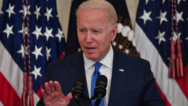 US President Joe Biden has ordered a new probe into the origins of Covid-19. Picture: AFP