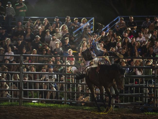 All the action at the sold-out 50th iteration of the Noonamah Tavern and Rodeo. Picture: Pema Tamang Pakhrin