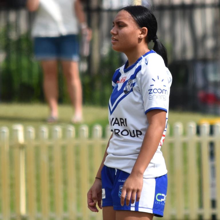 Nazlyn Waaka-Rhind played for the Bulldogs’ Lisa Fiaola Cup (under-17s) side in 2024.