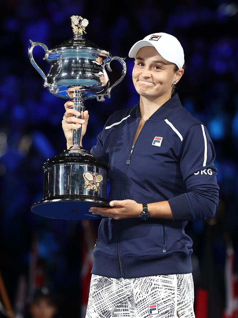 Winning the Australian Open was the perfect way to sign off. Photo by Michael Klein