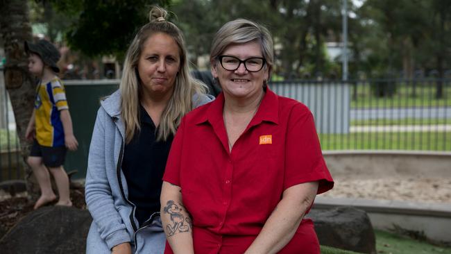 SDN Batemans Bay teacher Natasha Dobson, left, with director Rebecca Lester. Picture: Nathan Schmidt