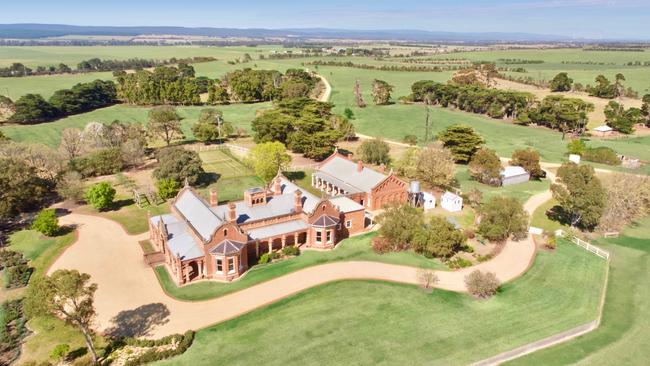 Snapped up: The landmark property Nambrok estate in Gippsland has sold to a local farming family.