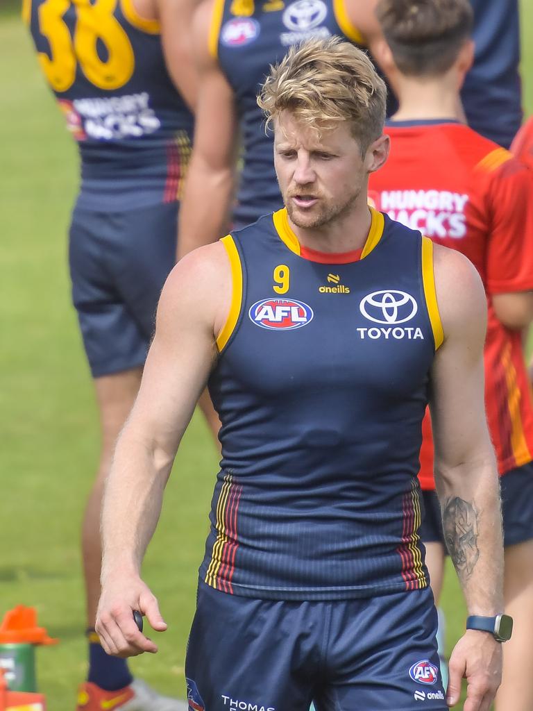 Rory Sloane has returned to main group training. Picture: Roy VanDerVegt