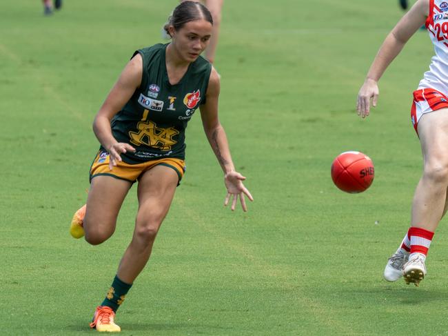 Shakaila Gardiner-Dunn. Picture: Tymunna Clements / AFLNT Media