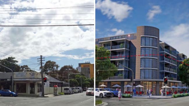 Magill St: Arthur St: current and potential new housing.