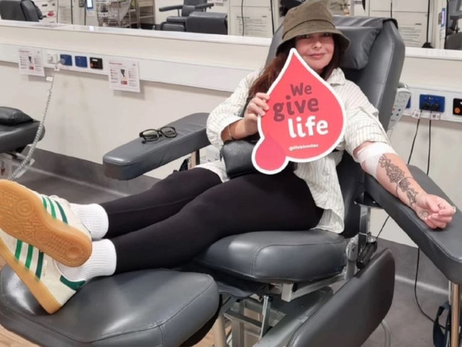 Schapelle Corby is the new face of the Australian Red Cross Blood Bank. Picture: Instagram @schapelle.corby