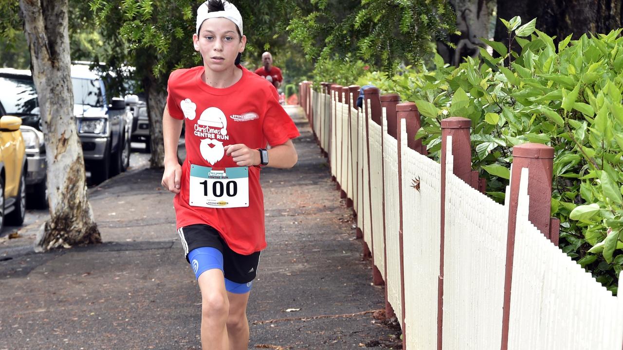 Timothy Noll takes third place. Toowoomba Hospital Foundation, Christmas centre run. December 2017