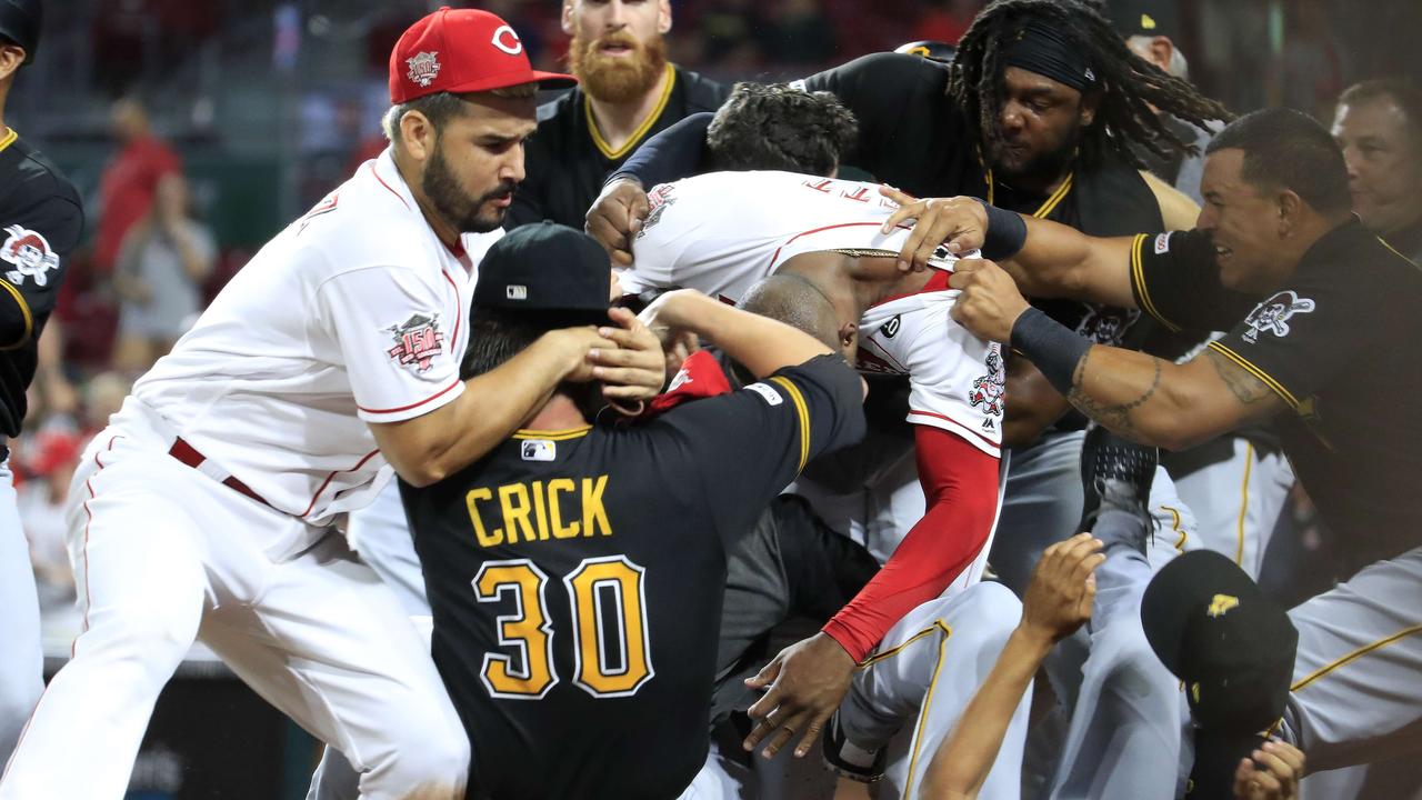 Puig, while with Reds, ejected as part of big brawl - ESPN