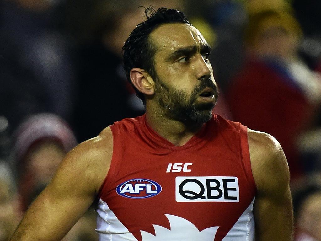 Goodes was arguably the game’s most versatile player. (AAP Image/Julian Smith)