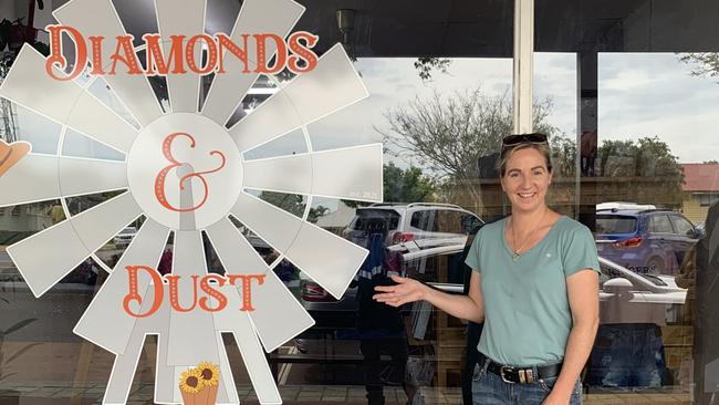 Kerri-Ann Plowman has opened her Western Wear store Diamonds and Dust in Childers.