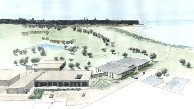 Early artist impressions of a 10-bed palliative care unit at Mona Vale Hospital.