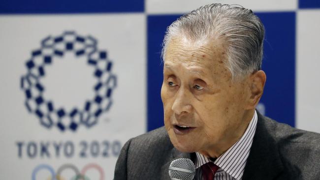 Tokyo 2020 Organising Committee President Yoshiro Mori. Picture: AP