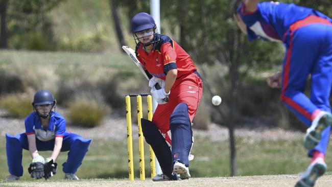 Georgie Leonard was amazing with both the bat and ball for Central North. Picture: Martin Ollman