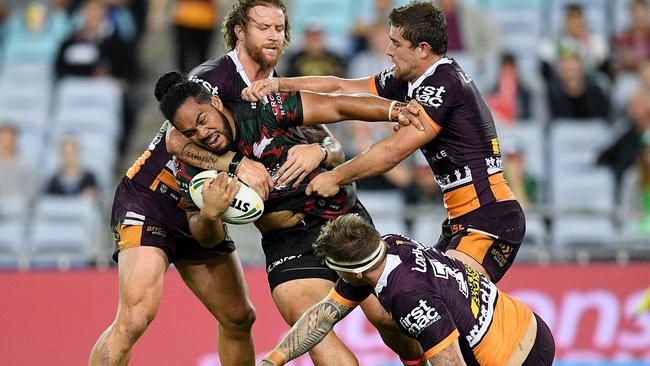 Talakai has been working hard for a second shot at the NRL. Photo: AAP Image/Dan Himbrechts