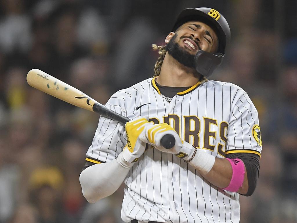 Cleats of Fernando Tatis Jr. #23 of the San Diego Padres as he faces  News Photo - Getty Images