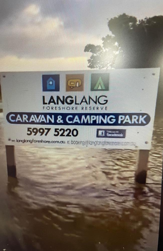 Flooding at Lang Lang Caravan Park could become a common occurrence.