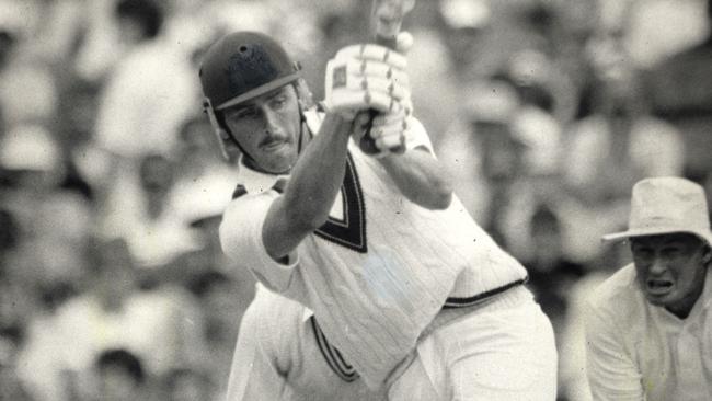 Tony Dodemaide during his first innings half century.