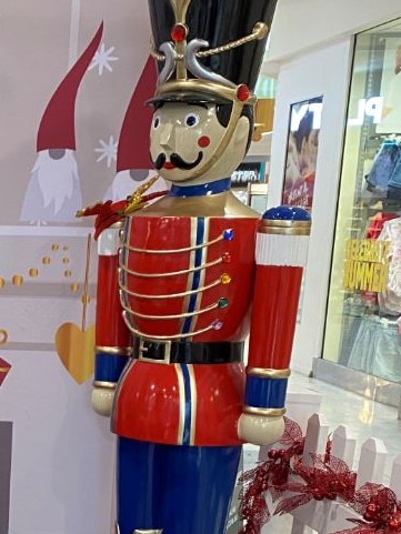 Police are hunting for four teenagers after a 2m nutcracker was stolen from Mount Barker Central shopping centre on December 30.