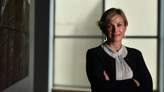 Independent Member for Warringah Zali Steggall poses for a portrait at Parliament House in Canberra. (AAP Image/Mick Tsikas)