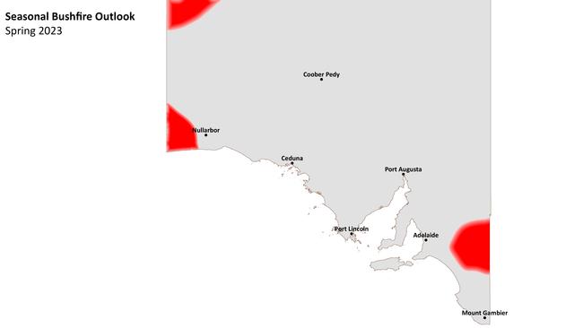 SA AFAC spring bushfire outlook 2023