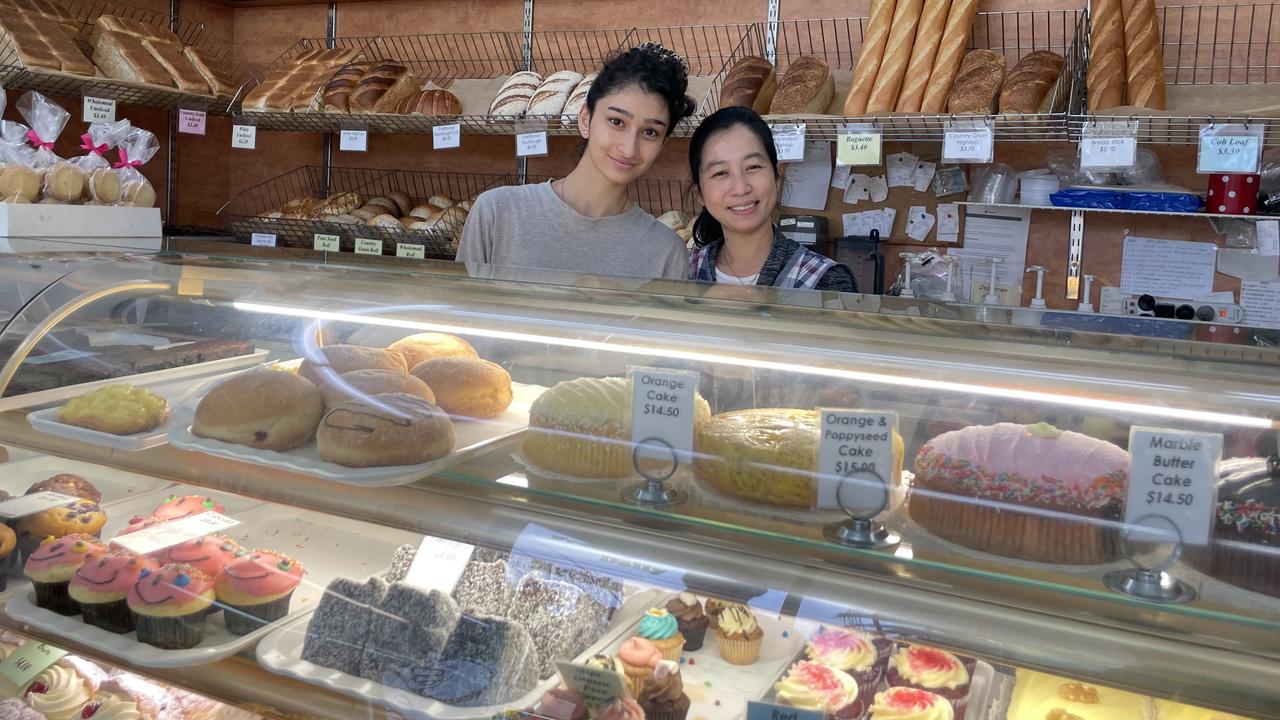 Bagel Bakery Cafe's Amirah Goddard and Lin Heang at The Chisholm Centre at Winston Hills.