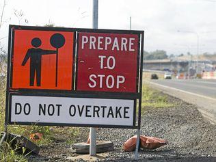 LONG ROAD TO COMPLETION: Roadworks continue on the Warrego Hwy west of Toowoomba.