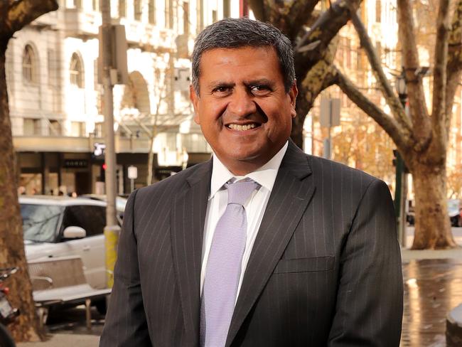 19/08/2019: Newcrest CEO Sandeep Biswas in Melbourne. Stuart McEvoy/The Australian.