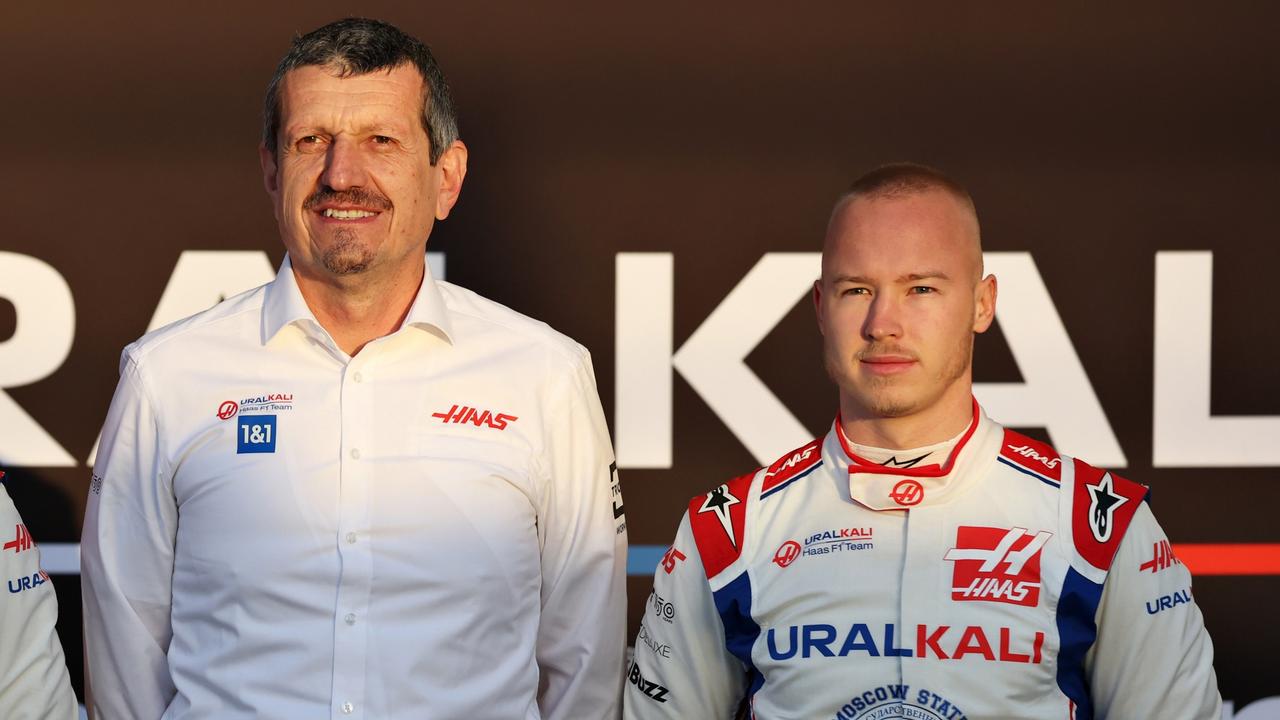 Haas driver Nikita Mazepin and his father Dmitry’s dispute with team boss Guenther Steiner over whether he had a slower car last year has been revealed. (Photo by Mark Thompson/Getty Images)