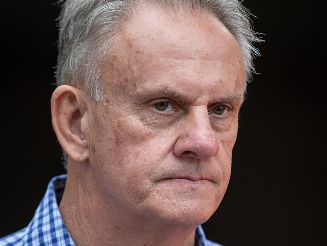 23rd March 2023. The Daily Telegraph. News. Camden, Sydney, NSW, Australia.Portraits of One Nation MP Mark Latham pictured in Camden where he was on the hustings as voters pre-polled for this weekendÃs NSW election.Pics by Julian Andrews