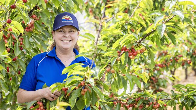 The Chapman family has been growing fruit and berries at their Silvan-based orchard for 130 years this year. Picture: Zoe Phillips