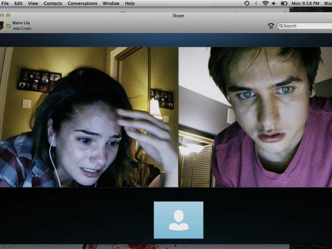 A secret regarding an incident at school is revealed ... a scene from the movie Unfriended. Picture: Universal