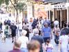 SYDNEY, AUSTRALIA. NewsWire Photos.December 21, 2024.Christmas shopping at Pitt Street Mall in SydneyÃs CBD.Picture: NewsWire / Jeremy Piper