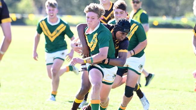 Padua Vs St Patrickâ€™s College AIC First XIII rugby league. Saturday July 22, 2023. Picture, John Gass